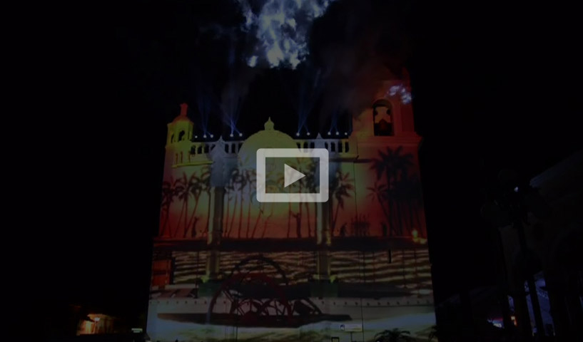 Quattro Agencia BTL - Videomapping Fiesta de la Candelaria 2013, Veracruz